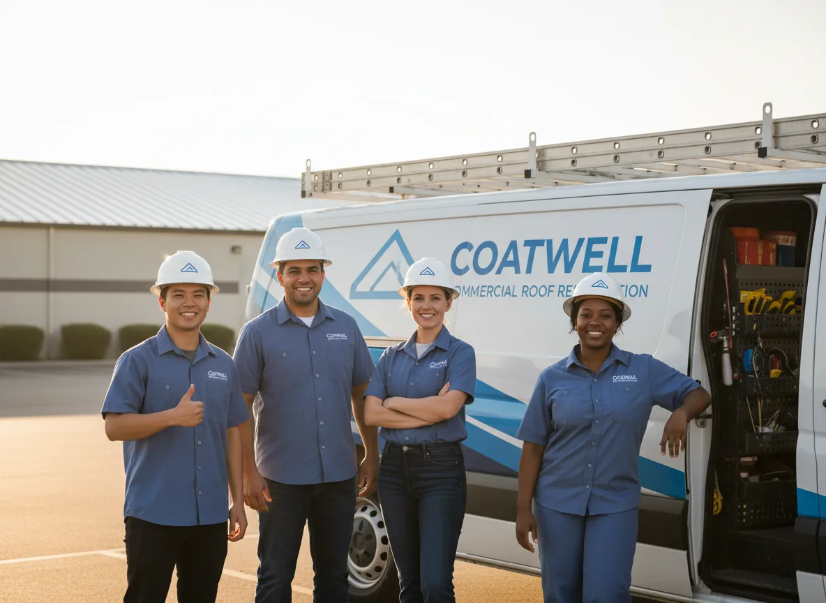 Commercial roof coating company in Brightwood, OR